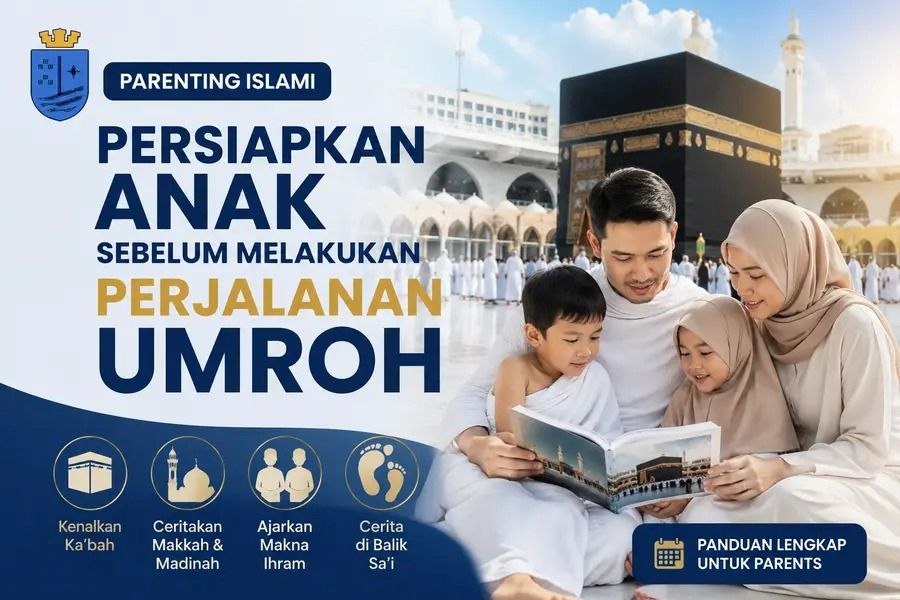 Persiapkan Anak Sebelum Melakukan Perjalanan Umroh