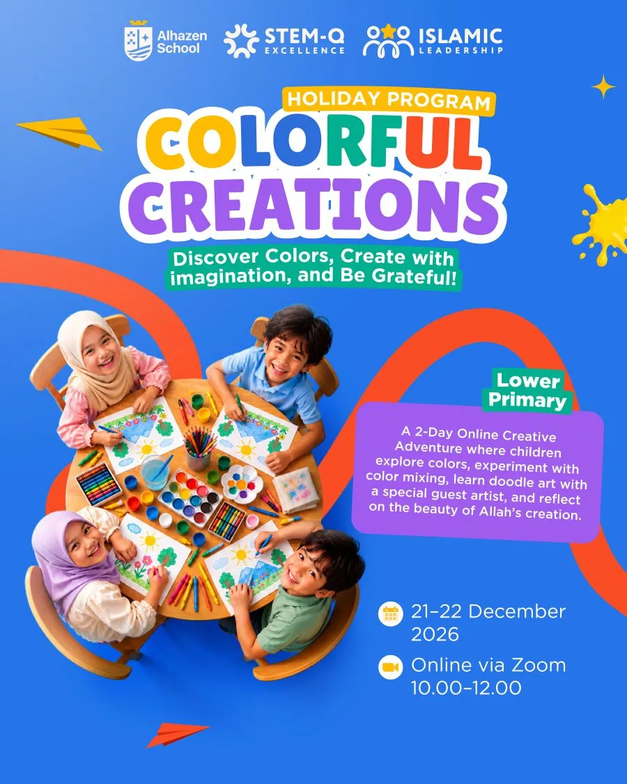Colorful Creations Holiday Program December 2026 by Alhazen School